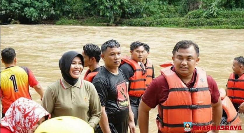 Bersama FAJI, Bupati Sutan Riska Uji Coba Venue Arung Jeram Batang Asam Alahan Nan Tigo