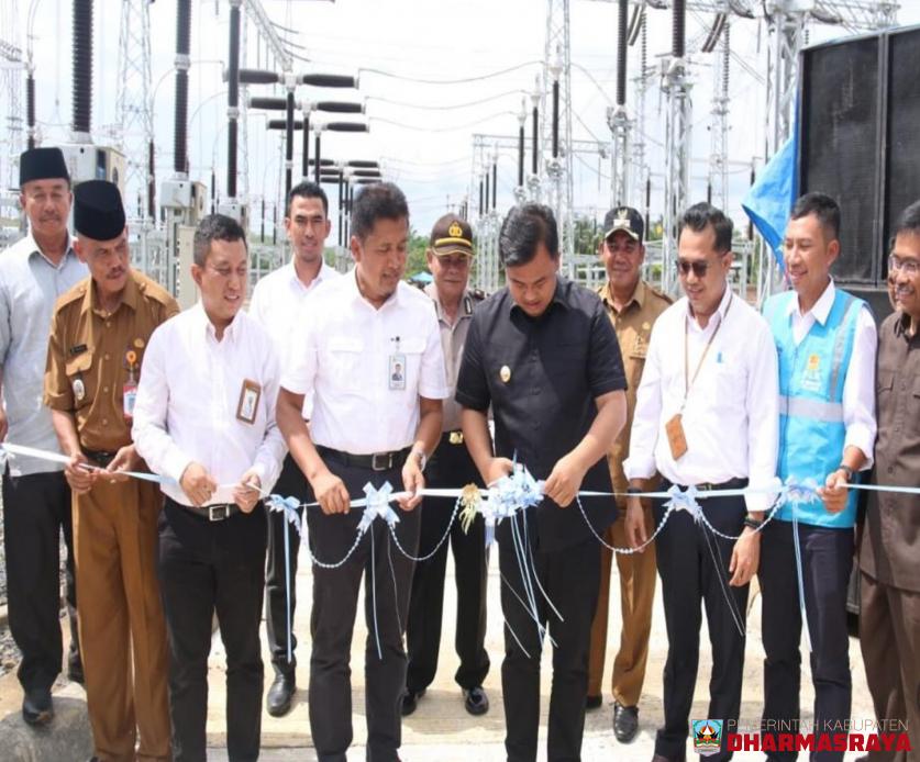 GARDU INDUK SUNGAI RUMBAI DIRESMIKAN