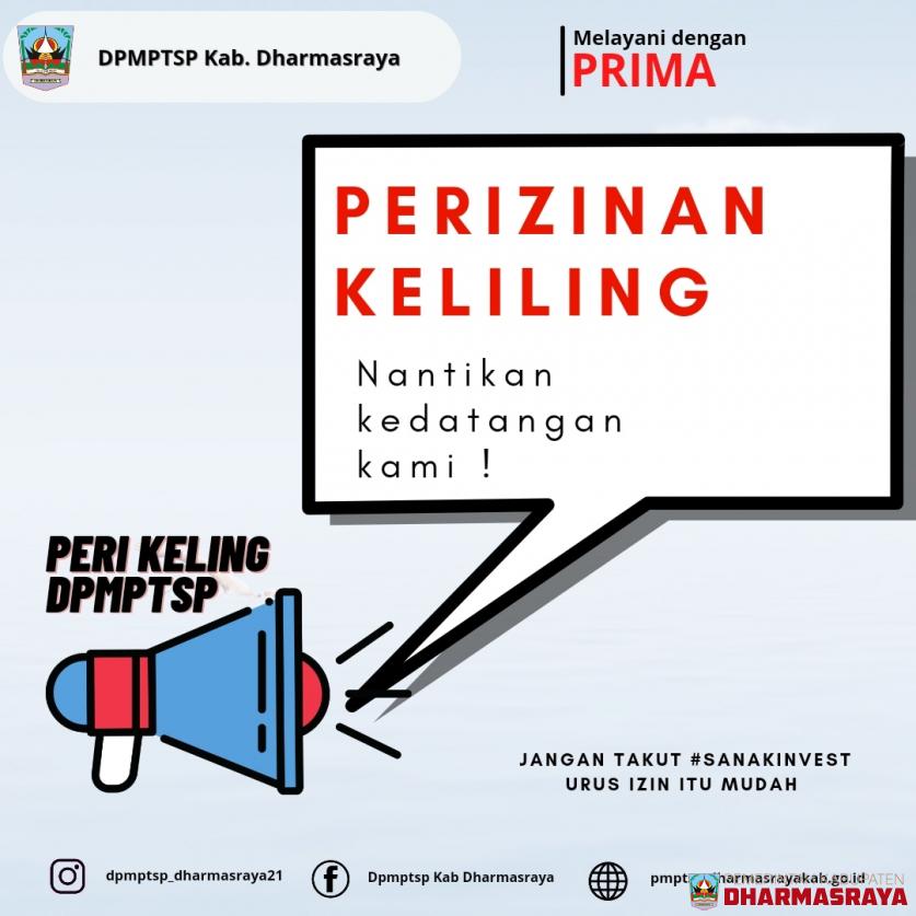 PERI KELING DPMPTSP [ PERIZINAN KELILING ]