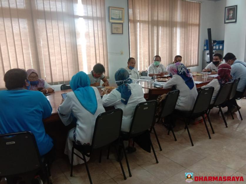 RAPAT TIM TEKNIS PEMBAHASAN REKLAME CV 3 MONYET DI DPMPTSP 2020