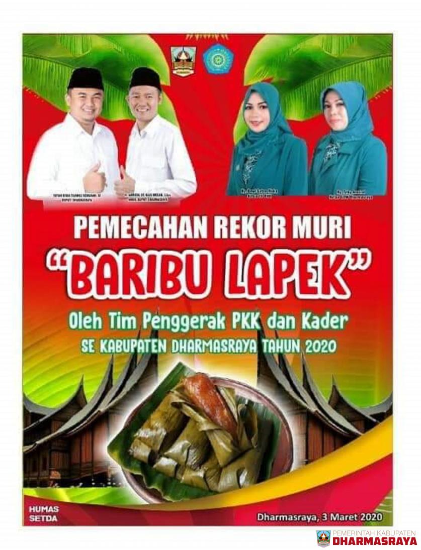 Sajikan Baribu Lapek, Dharmasraya Bakal Pecahkan Rekor MURI