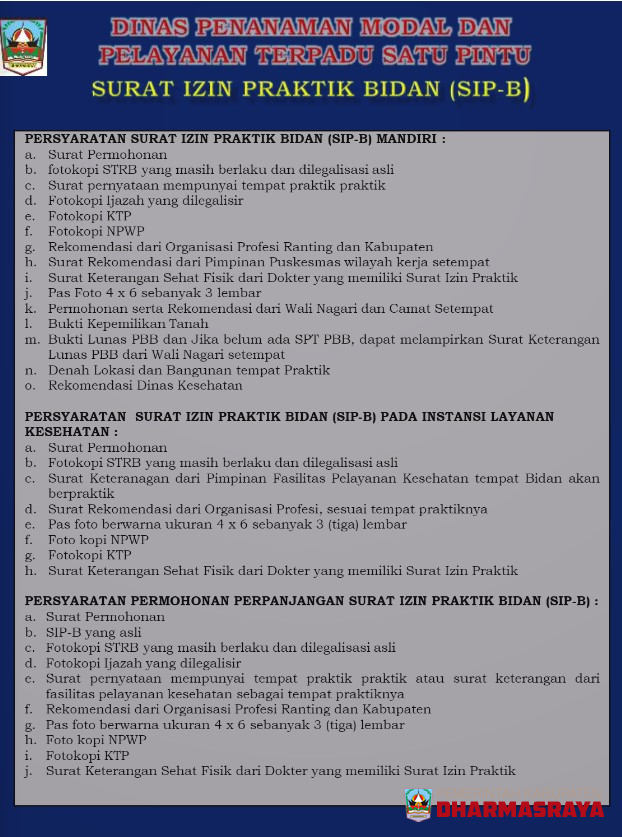 Surat Izin Praktik Bidan (SIP-B)